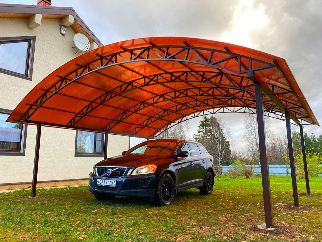 Хай-тек автонавес из поликарбоната для машин