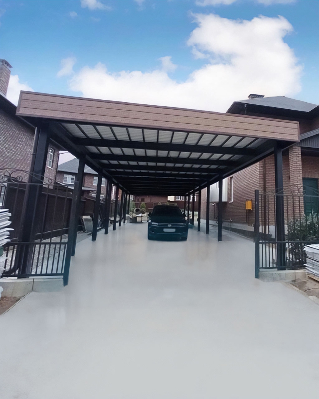 Хай-тек автонавес из поликарбоната для машин